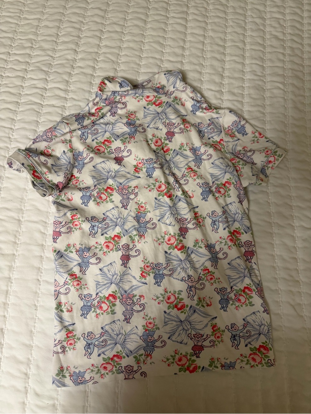 Roller Rabbit x LoveShackFancy Rosa Beaux Monkey Set - Picture 6 of 10